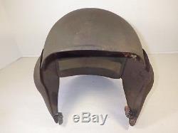 Wwii Us Air Force Usaaf M-5 Flyers Casque Flak-original En Bon État