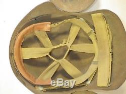 Wwii Us Air Force Usaaf M-5 Flyers Casque Flak-original En Bon État