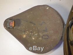 Wwii Us Air Force Usaaf M-5 Flyers Casque Flak-original En Bon État