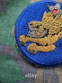 Wwii Us Army Air Corps 14th Air Force Flying Tigres Gemsco Bullion Oversew Patch