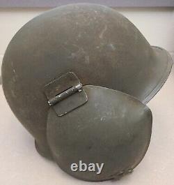 Wwii Us Army Air Corps Force M3 Casque Flak Bomber Crew Gunner Fiche D'instruction