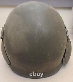 Wwii Us Army Air Corps Force M3 Casque Flak Bomber Crew Gunner Fiche D'instruction