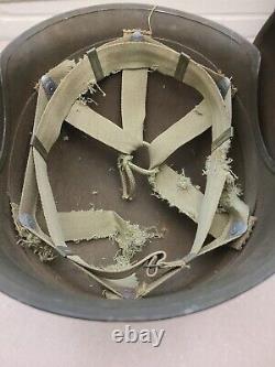 Wwii Us Army Air Corps Force M3 Casque Flak Bomber Crew Gunner Fiche D'instruction