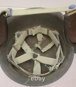 Wwii Us Army Air Corps Force M3 Casque Flak Bomber Crew Gunner Fiche D'instruction