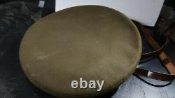 Wwii Us Army Air Corps Force Officier Crusher Hat Visor Par Knox