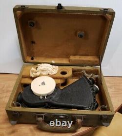 Wwii Us Army Air Force Aircraft A-12 Lien Bubble Sextant W Case Serial Af43 9213