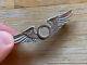 Wwii Us Army Air Force Observer Sterling Silver Wings Pin 2