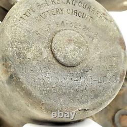 Wwii Us Army Air Force Type B-4 Aircraft Part Battery Circuit Relay 94-32324b