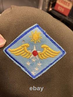 Wwii Us Army Air Forces Extrême-orient Patch Wool Air Corps Aaf Theater Rare Officier