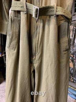 Wwii Us Army Air Forces Summer Flight Suit An-s-31a Taille 42 Moyen Très Agréable