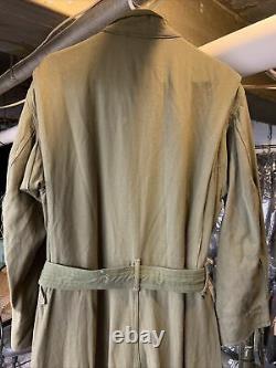 Wwii Us Army Air Forces Summer Flight Suit An-s-31a Taille 42 Moyen Très Agréable