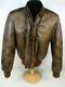 Wwii Usaaf Army Air Force Type A-2 Veste De Vol En Cuir Datée De 1942 Original