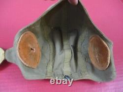 Wwii Usaaf Army Air Force Type A-8 Od Casque Volant Moyen Date 1942