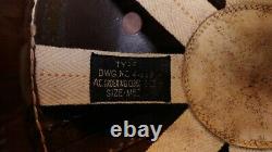 Wwii Ww2 Us Army Air Force G1 Fiber Gunners Casque